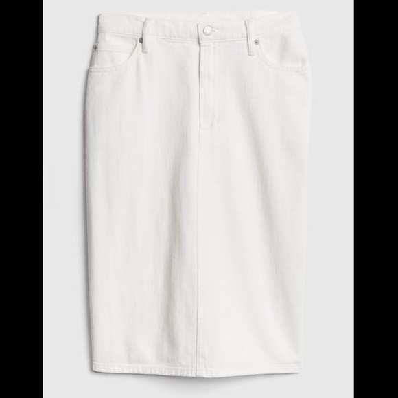 Gap High Rise Denim Pencil Skirt - Picture 7 of 9